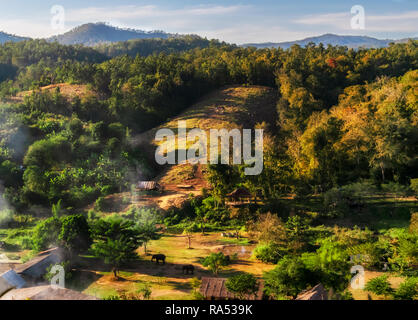 Vielseitiger Blick auf Thailand Stockfoto