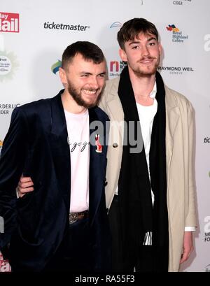 Prominente nehmen an der Scottish Music Awards 2018 ehren Annie Lennox und Susan Boyle an der sek Center Mit statt: HYYTS Wo: Glasgow, Großbritannien Wann: 01 Dec 2018 Credit: WENN.com Stockfoto