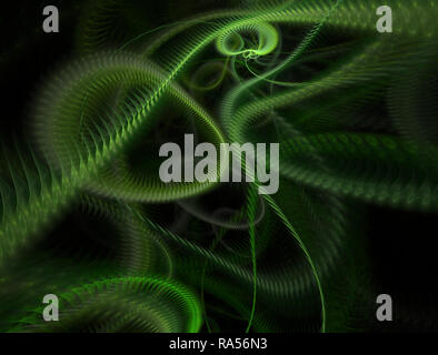 Abstrakte technologische Welle Hintergrund für Kunstprojekte. Mechanische Konzept Stockfoto