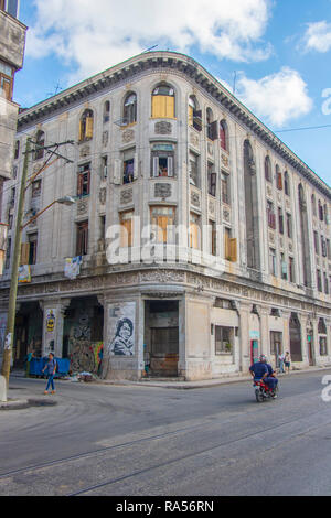 Wandmalerei der Seele Sänger James Brown in Havanna Kuba Karibik Stockfoto