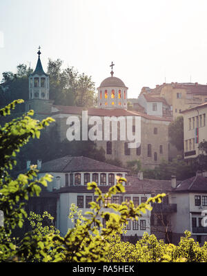 Veliko Tarnovo, Bulgarien - Blick auf St. Konstantin und Helena Kirche Stockfoto