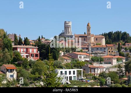 Tropaeum Alpium oder Trophée des Alpes, La Turbie, Cote d'Azur, Frankreich Stockfoto