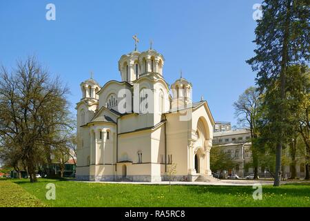 Serbisch-orthodoxe Kirche St. Cyrill und Methodius, Ljubljana, Slowenien Stockfoto