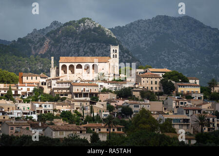 Schöne Dorf Selva auf der Insel Mallorca in Spanien Stockfoto