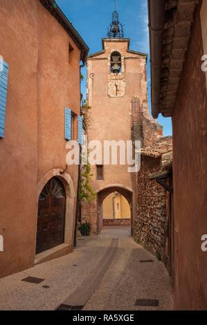 Dorf Roussillon, Vaucluse, Provence, Frankreich, Europa Stockfoto