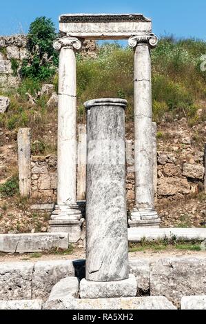 Perge Agora, Antalya, Türkei Stockfoto