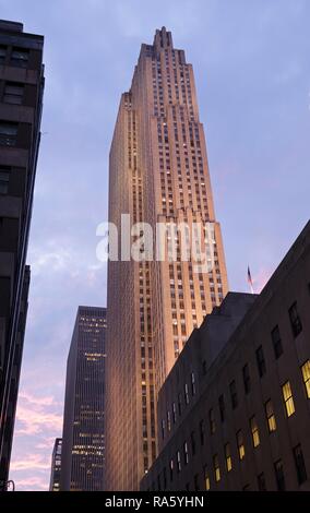 Rockefeller Center, Manhattan, New York City, New York, United States Stockfoto