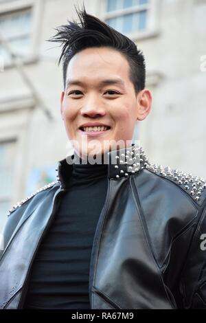 Andrew Lee, Mentalist und Illusionist, London's New Year's Day Parade, Whitehall, London, UK Stockfoto