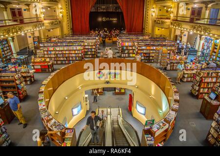 El Ateneo Grand Splendid Buchhandlung in der ehemaligen Grand Splendid Theater, Buenos Aires, Argentinien Stockfoto