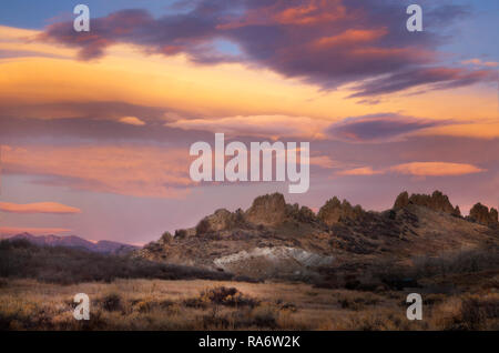 Devil's Backbone in Loveland Colorado ist ein beliebtes Wandergebiet für die Einheimischen Stockfoto