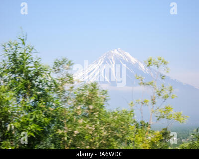 Natur Kamtschatkas. Landschaften und herrliche Ausblicke auf der Halbinsel Kamtschatka. Stockfoto