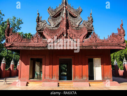 Bagaya Kyaung Kloster, Mandalay, Myanmar Stockfoto