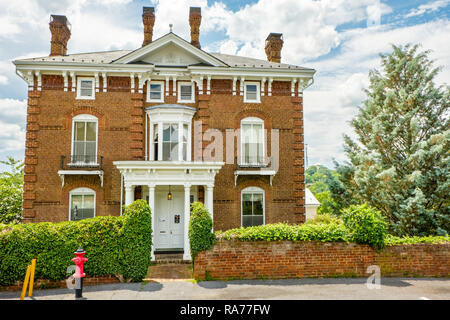 Rose Terrasse, Mary Baldwin Universität, Staunton, Virginia Stockfoto