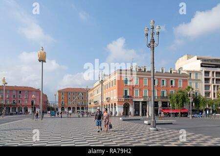Place Massena, Nice, Alpes-Maritimes, Provence-Alpes-Côte d'Azur, Frankreich Stockfoto