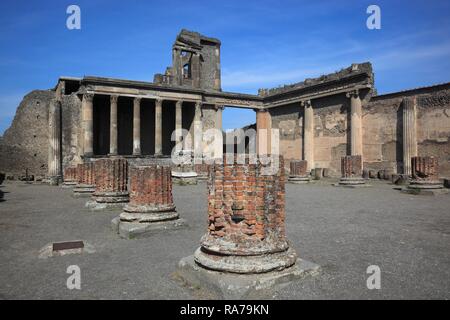 Basilika, Pompei, Kampanien, Italien, Europa Stockfoto