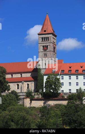 Kloster von St. Peter in Kastl, Benediktinerkloster, Landkreis Amberg-Sulzbach, Oberpfalz, Bayern Stockfoto