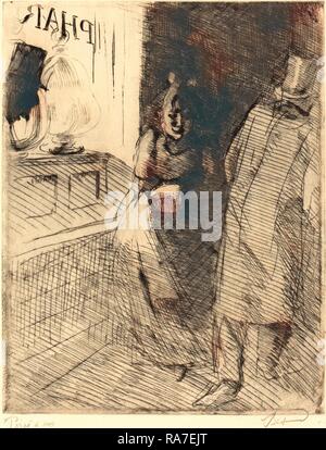 Albert Besnard, Französisch (1849-1934), der Prostitution (La Prostitution), C. 1886, Radierung und Kaltnadelradierung auf Bütten neuerfundene Stockfoto