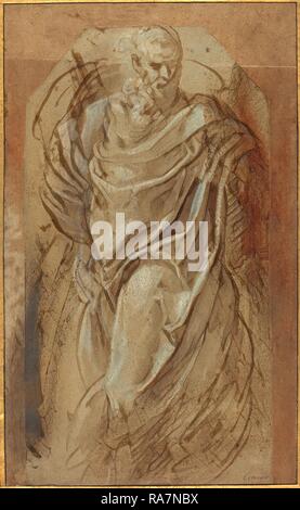 Girolamo Muziano, Italienisch (1528 oder 15321592), ein stehender Mann