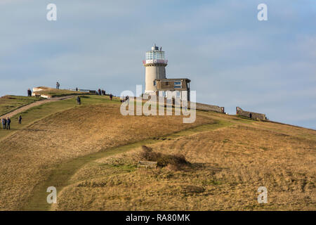 Belle Tout Lighthouse, Birling Gap, East Sussex. Stockfoto