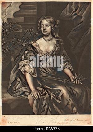 Alexander Browne nach Sir Peter Lely (Briten, aktive Ende des 17. Jahrhunderts), das Recht auf Lady Elizabeth Butler neuerfundene Stockfoto
