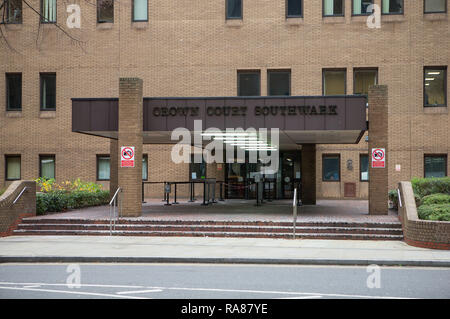 Allgemeine Ansicht GV von Southwark Crown Court, London Stockfoto