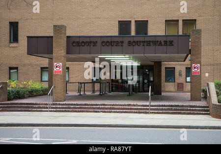 Allgemeine Ansicht GV von Southwark Crown Court, London Stockfoto