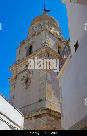 Die Kirche Santa Maria Assunta ist die Kathedrale von Vieste und Co - Kathedrale der Erzdiözese Manfredonia-Vieste verhandelt - San Giovanni Rotondo. 1981 h Stockfoto