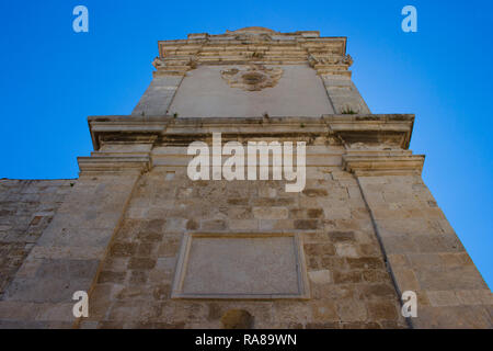 Die Kirche Santa Maria Assunta ist die Kathedrale von Vieste und Co - Kathedrale der Erzdiözese Manfredonia-Vieste verhandelt - San Giovanni Rotondo. 1981 h Stockfoto