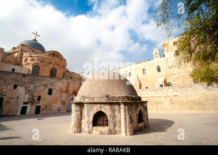 Dome in der Äthiopischen Kloster, Kirche des Heiligen Grabes in Jerusalem. Stockfoto