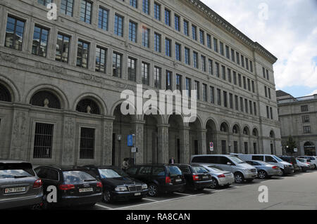 Die Schweizerische Nationalbank in Zürich-City unter Druck aufgrund der hohen Kursverluste Stockfoto