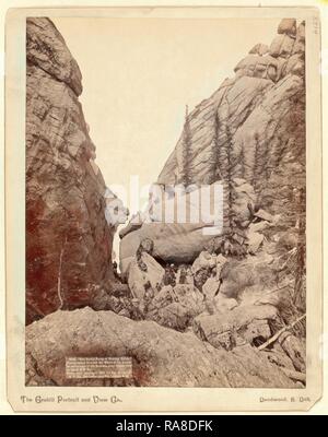 Unser Picknick Party am Sonntag Gulch. Zwischen den Mauern der großartigste Berge Der dakotas fotografiert, in der Nähe der Neuerfundene Stockfoto