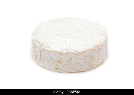 Camembert isoliert auf einem weißen studio Hintergrund. Stockfoto