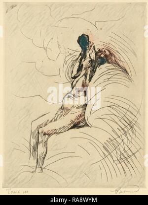 Albert Besnard, Apotheose (L'Apothéose), Französisch, 1849-1934, C. 1886, Radierung in Schwarz auf Bütten. Neuerfundene Stockfoto