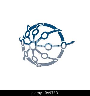 Vektor Planet Logo. Orbit Vektor und Sat-Logo. Cosmos Logo. Planet beste Logo. Planet Konzept Logo. Planet web Logo. Planet Symbol. Planet app Symbol Stock Vektor