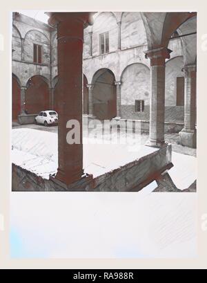 Umbrien Perugia Spoleto S. Ansano, dies ist mein Italien, die italienische Land der visuellen Geschichte, Blick nach außen Neuerfundene Stockfoto