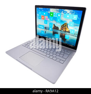 Microsoft Surface Buch, vielseitige Laptop Computer. Stockfoto