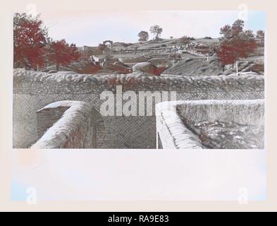 Umbrien Terni Carsulae Reste der antiken Stadt, das ist mein Italien, die italienische Land der Geschichte, Altertümer neuerfundene Stockfoto