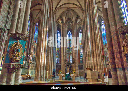 Nürnberg Dom Stockfoto