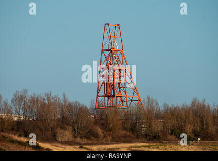 Gewundenen Gang (PIT) an der ehemaligen Frances Colliery, Dysart Fife, Schottland Stockfoto