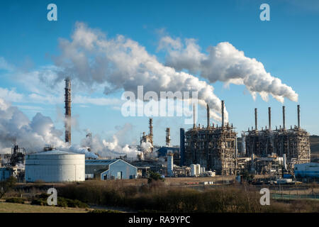 Mossmorran gas-Anlage, Cowdenbeath, Fife, Schottland. Stockfoto