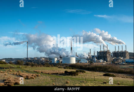 Mossmorran gas-Anlage, Cowdenbeath, Fife, Schottland. Stockfoto