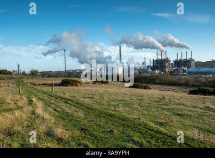 Mossmorran gas-Anlage, Cowdenbeath, Fife, Schottland. Stockfoto