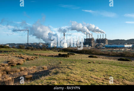 Mossmorran gas-Anlage, Cowdenbeath, Fife, Schottland. Stockfoto