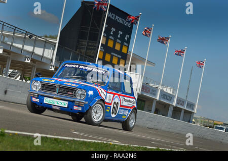 Swiftune Mini Clubman 1275 GT-Rennwagen Stockfoto