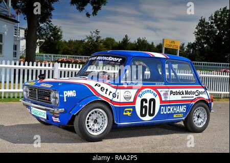 Swiftune Mini Clubman 1275 GT-Rennwagen Stockfoto