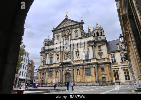 St. Karl Borromäus Kirche im Zentrum von Antwerpen. Stockfoto