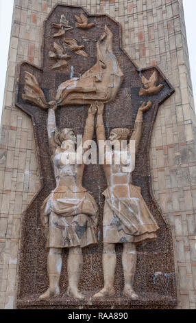 Kommunistischen Ära Statue an Memento Park oder Statue Park (Szoborpark) Budapest, Ungarn Stockfoto