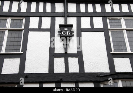 Das alte Bell Hotel in Derby Stockfoto