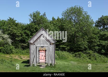 Viking Stabkirche von Moesgaard, Dänemark Stockfoto