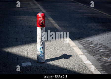 Hydranten in der Straße Stockfoto